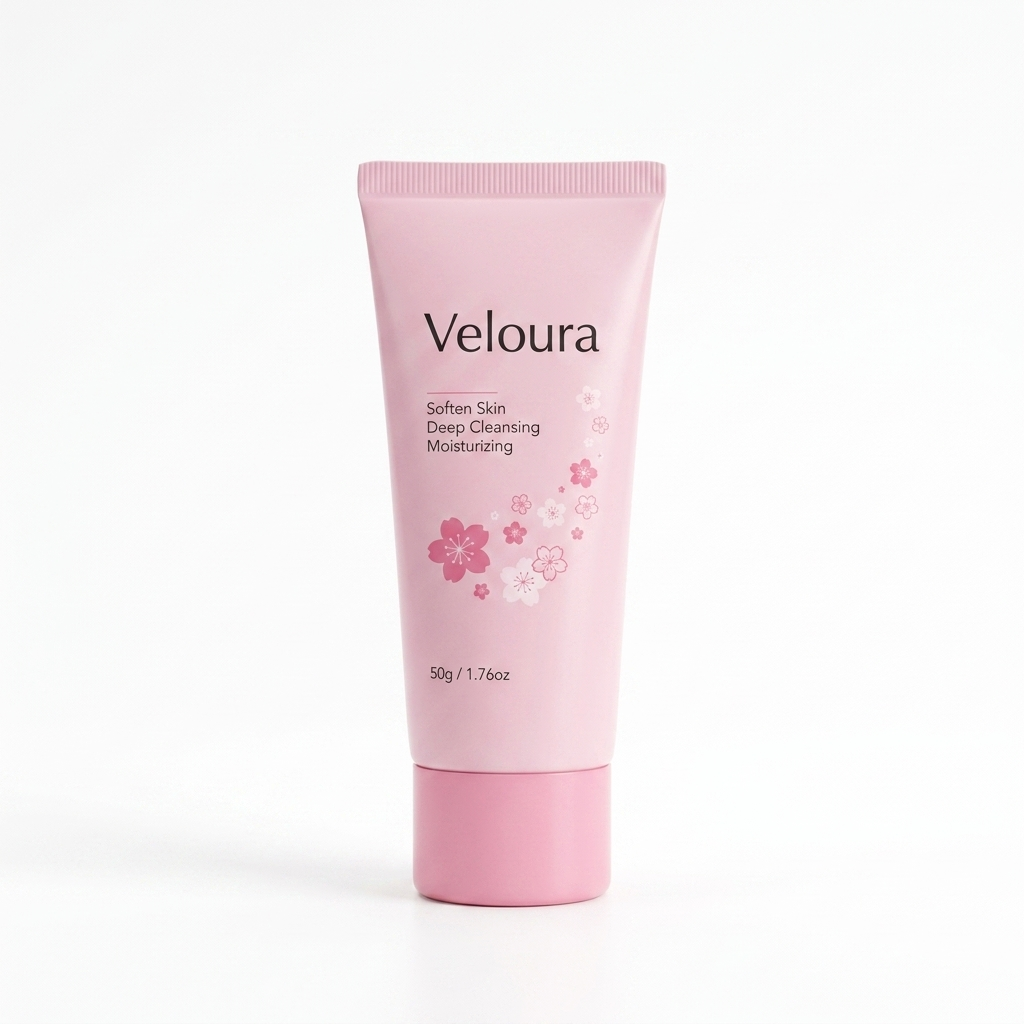 Limpiador Facial en Espuma Veloura con Extracto de Flor de Cerezo