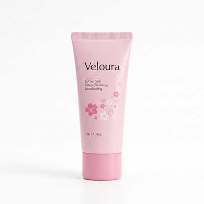 Limpiador Facial en Espuma Veloura con Extracto de Flor de Cerezo