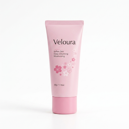 Limpiador Facial en Espuma Veloura con Extracto de Flor de Cerezo