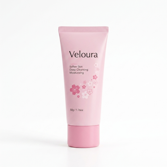 Limpiador Facial en Espuma Veloura con Extracto de Flor de Cerezo