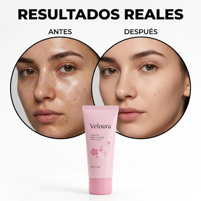 Limpiador Facial en Espuma Veloura con Extracto de Flor de Cerezo